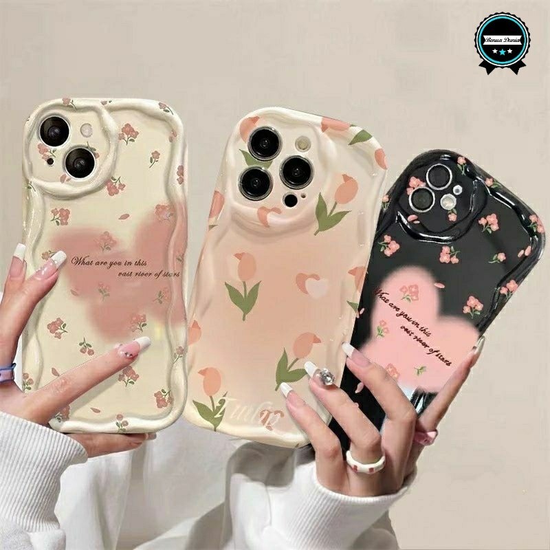 SS880 SOFTCASE SILICON TULIP HEART FLOWER สําหรับ INFINIX SMART 6 HD 5 6 NFC 6 + 8 7 ร้อน 9 10 11 12