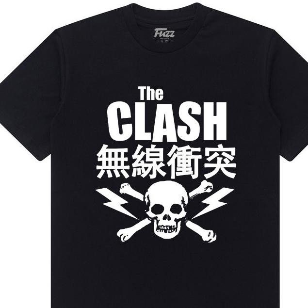 เสื้อยืด THE CLASH BAND PUNK ROCK MUSIC DISTRO CLOTHES สําหรับผู้ชายและผู้หญิงต้นฉบับระดับพรีเมียม