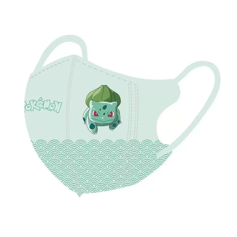 หน้ากากป้องกัน Pikachu Charmander Bulbasaur สำหรับเด็ก อายุ 3-12 ปี ออกแบบมาให้น่ารักและสวมใส่ง่าย มามอบความสนุกด้วยการสุ่มลาย 50 ชิ้น - รูปที่ 3