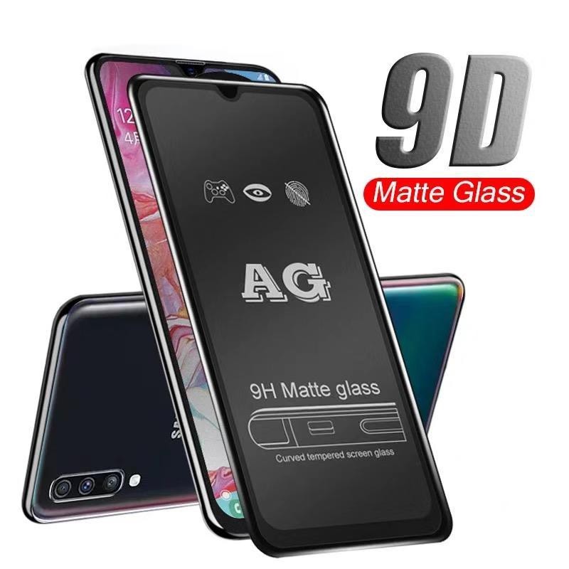 018 AG ฟิล์มด้าน ฟิล์มเต็มจอ Samsung Galaxy A32 4G ฟิล์มแบบด้าน กาวเต็ม ขอบดำ ฟิล์มกระจกนิรภัย Samsu