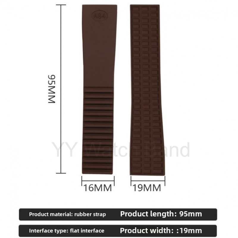 18 มม.19 มม.สายคล้องคอซิลิโคนสําหรับ Patek Philippe Aquanaut 5067A-001 Series ยางนุ่มนาฬิกาเปลี่ยนสร้อยข้อมือ - รูปที่ 4