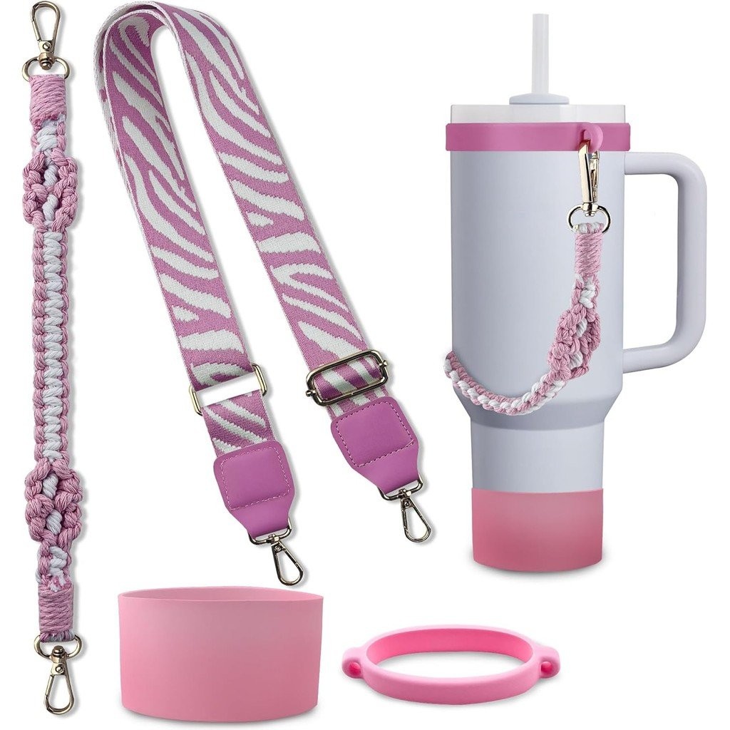 สําหรับ Stanley ถ้วยจับและสายคล้องไหล่วงเล็บที่วางขวดน้ําอุปกรณ์เสริม, เหมาะสําหรับ Stanley20oz-40oz