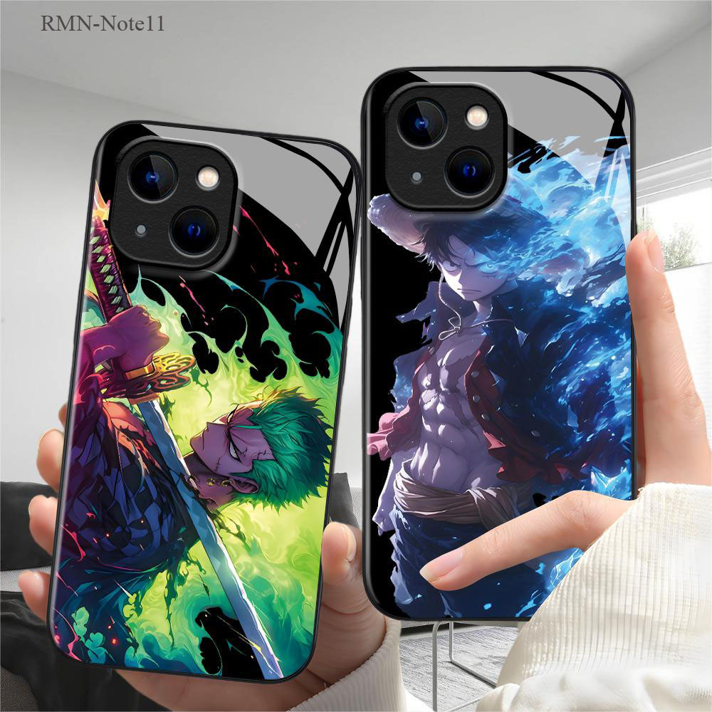 เคสแข็ง For Xiaomi Redmi Note 13 12 11 11S 10 10S 9S 9 8 Pro Plus 4G 5G เคสโทรศัพท์ Glass Case