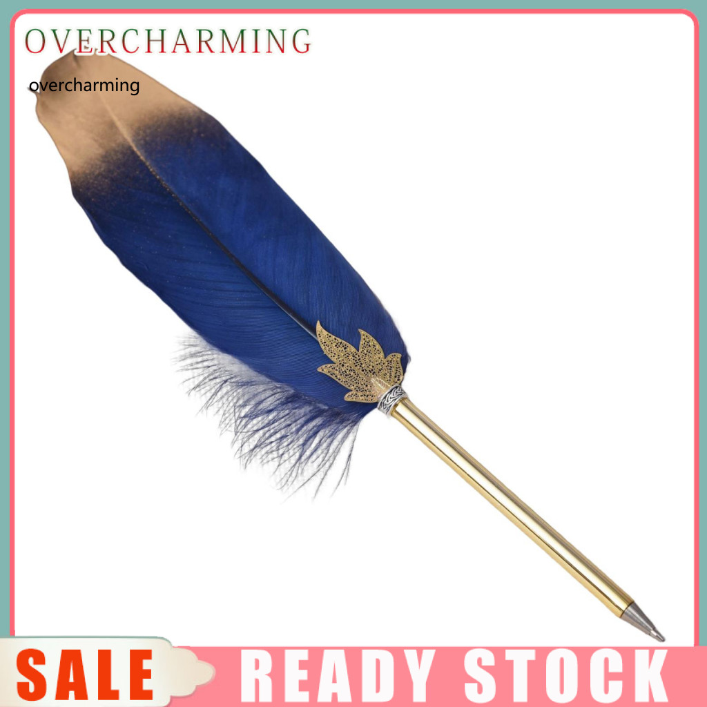 <over> คุณภาพสูง Quill ปากกาทนทาน Quill ปากกา Premium Quill ปากกาสําหรับ Home Office School Elegant 