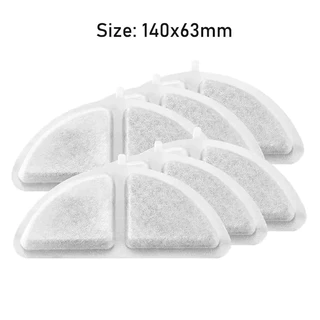 6PC ตัวกรองคาร์บอนที่เปิดใช้งานเรซินองค์ประกอบตัวกรองสําหรับน้ําพุแมว Purify น้ําสุนัขแมวตู้น้ําอุปกรณ์เสริม
