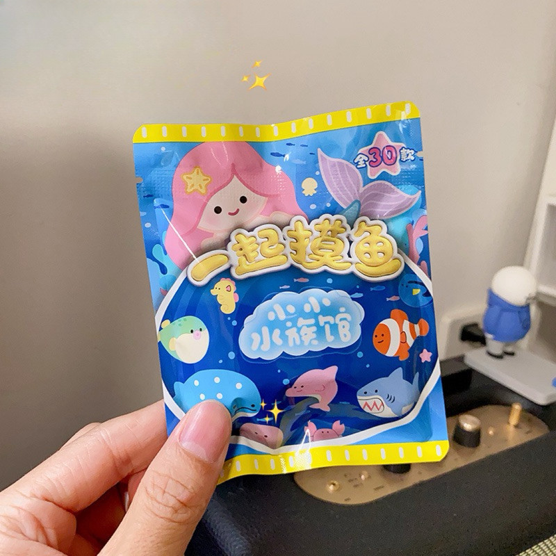 ของเล่นตุ๊กตา มหาสมุทร และ สัตว์ กล่องตาบอด ตู้เย็น แม่เหล็ก ของสะสม Magnet แม่เหล็ก ติดตู้เย็นวงกลมสีน่ารัก - รูปที่ 5