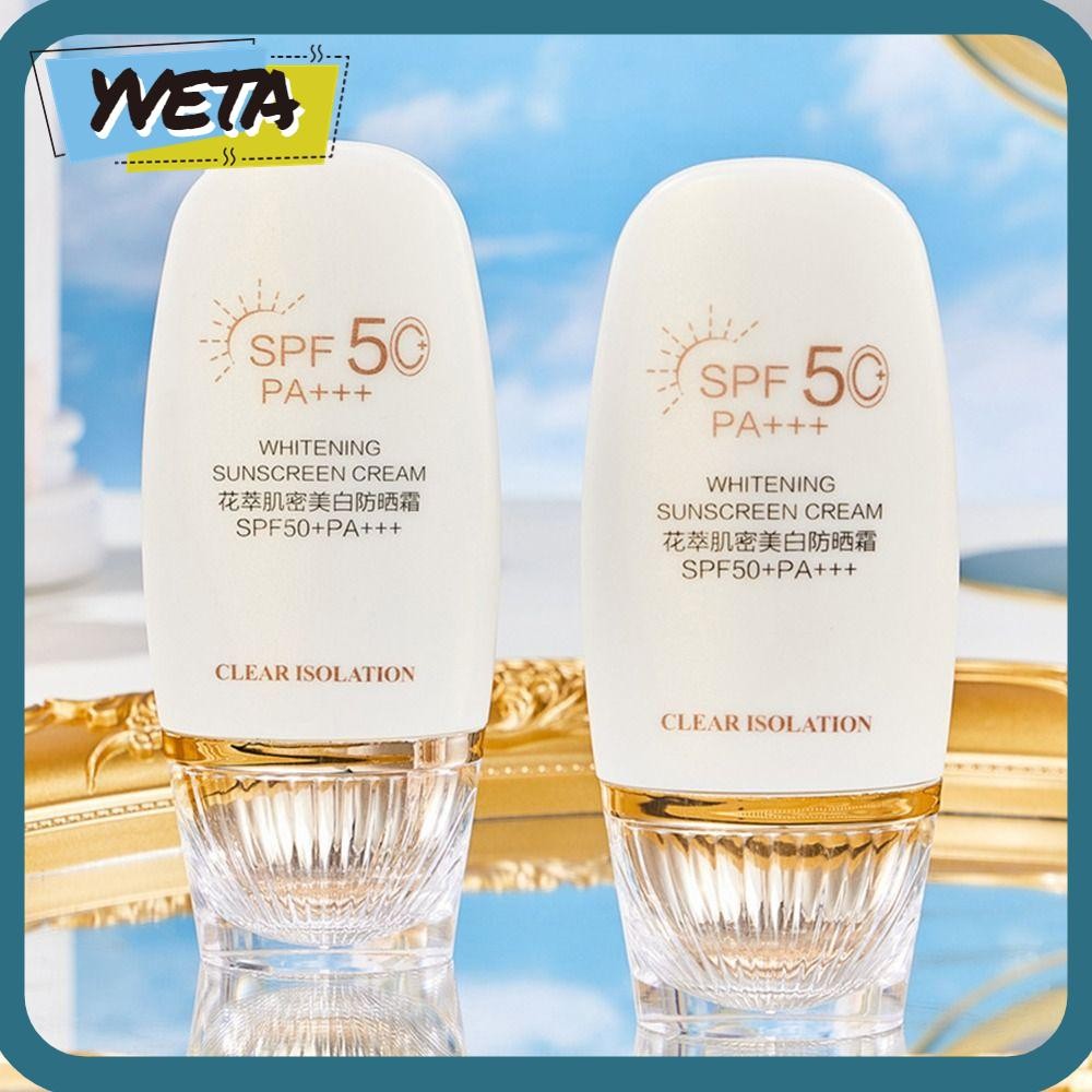 YVETA 60g/50g Isolation Cream, Moisturizing Sun Block ครีมกันแดดฤดูร้อน, Breathable Mild คอนซีลเลอร์