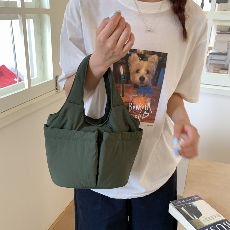 กระเป๋าถังผู้หญิงญี่ปุ่น Tote Bag Multi-Pockets รูปที่ 8