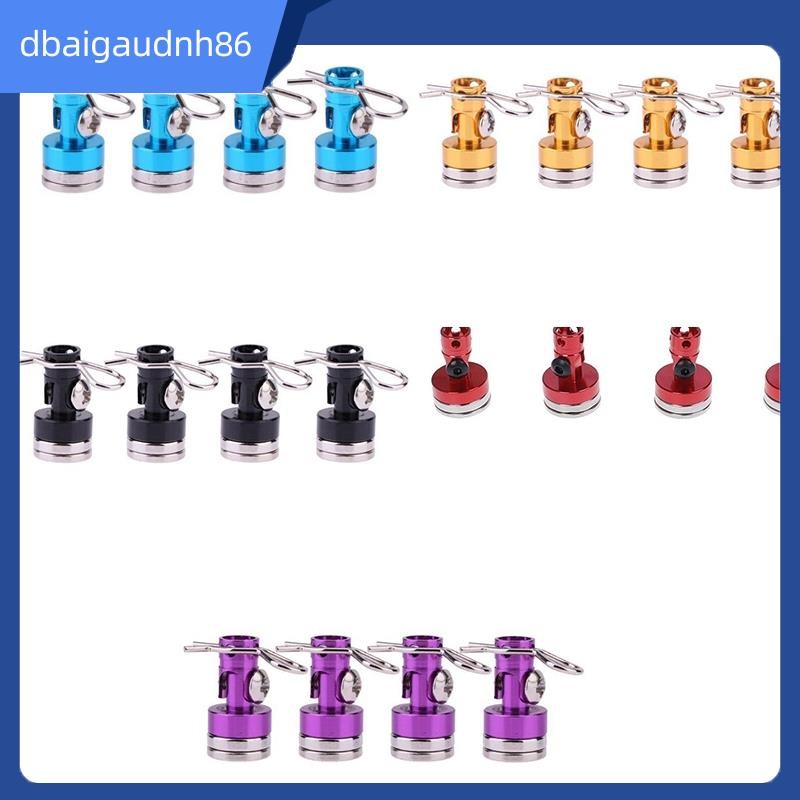 READY STOCKMetal Magnetic Car Shell Pillar RC Car Shell Mounting Pillar สําหรับ 1/10 Axial SCX10 TRX