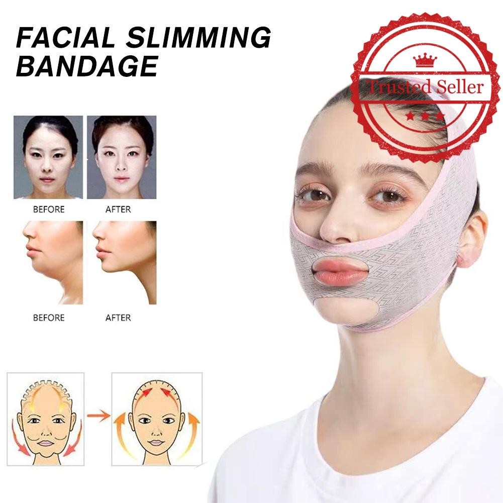 Face Slimming Mask V-face Chin Cheek Lift Up Sculpting Skin เครื่องมือเข็มขัดผ้าพันแผล V-shape หน้าก