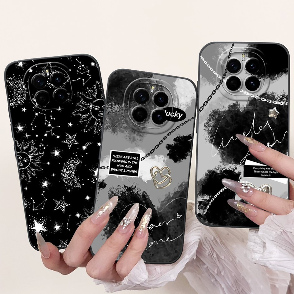 ปลอกใหม่สําหรับ Honor Magic 7 / Magic 7 Pro กรณี PTP-N49 PTP-AN10 ฝาครอบหรูหราพื้นที่หินอ่อนป้องกันก