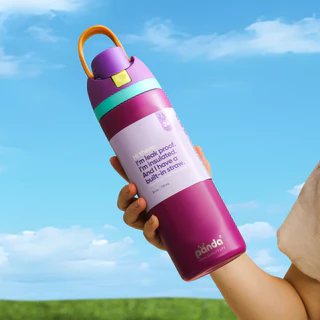ขวดน้ำเก็บความเย็น สแตนเลส304 710ML/24OZ เก็บเก็บความเย็น มีหูจับ มีหลอดดูด ยกดื่มได้ พร้อมจับ 8สี