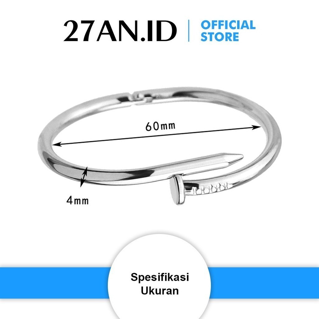 Yeppo - IRON NAIL BRACELET เครื่องประดับทํามือที่สวยงาม