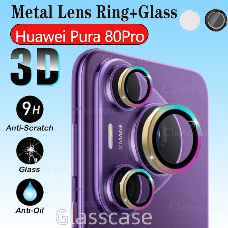 [คลังสินค้าพร้อม]เลนส์กล้องโลหะสําหรับHuawei Pura 80 Ultra Pro Plus 80Ultra 80Pro 80ProPlus 80Pro + 