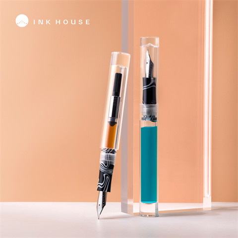 INK HOUSE INK HOUSE Pen Transparent Color Series High-value Student Writing Men Women Adult Practice