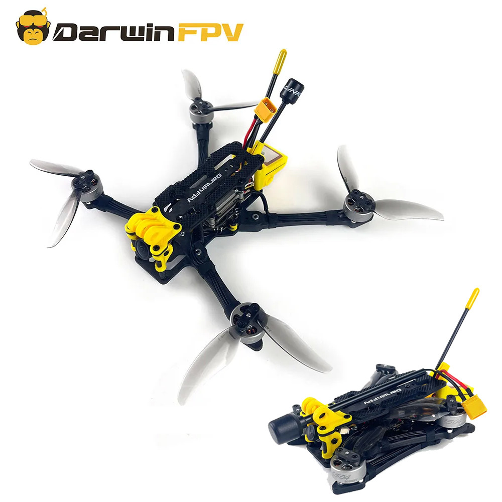 DarwinFPV FoldApe4 4 นิ้วพับระยะไกล FPV Drone F411 15A ELRS AIO Quadcopter