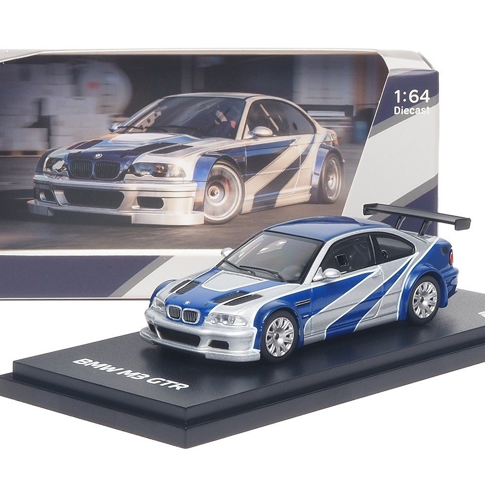 Almost Real-AR 1/64 "Need For Speed"BMW M3 GTR E46 Genuine Authorized โมเดลรถ รถของเล่น สําหรับเด็กผู้ชาย ของขวัญวันเกิด ของเล่นเด็ก รถสะสม#peetyeee