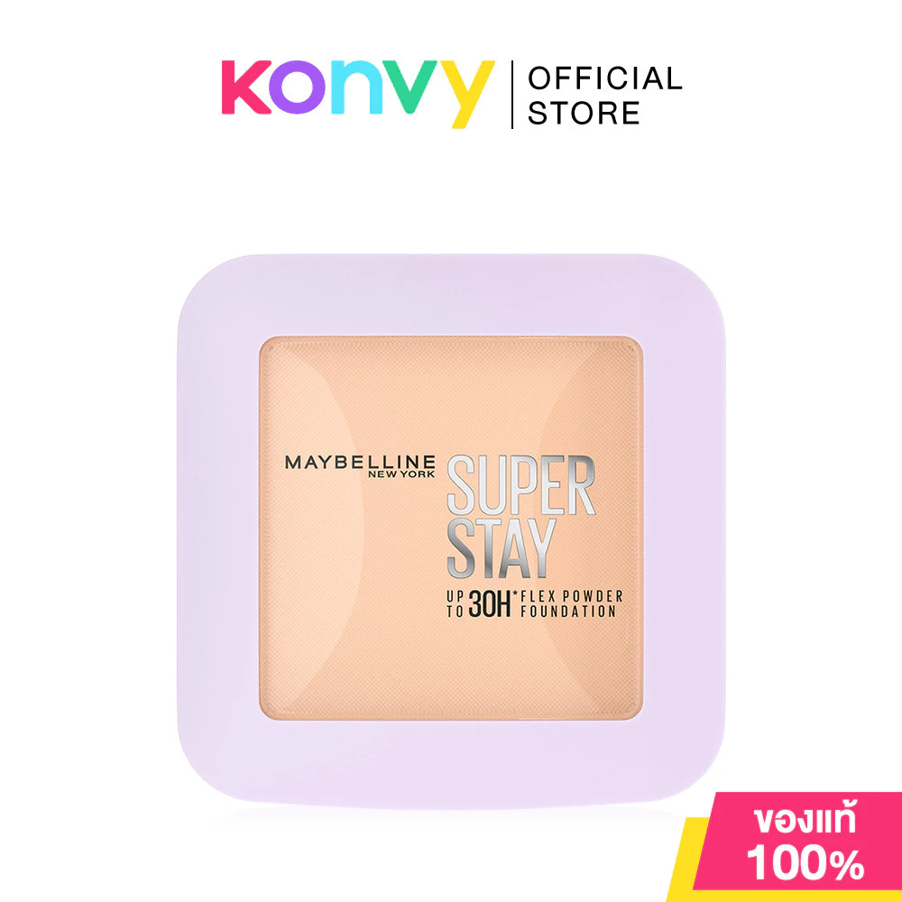 Maybelline New York Superstay Flex Powder Foundation 9g เมย์เบลลีน นิวยอร์ก แป้งผสมรองพื้น เนื้อเบาสบาย