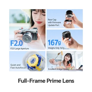 TTArtisan AF 40mm F2 Full-Frame Prime Lens สำหรับ Sony E / Nikon Z ประกันศูนย์ไทย