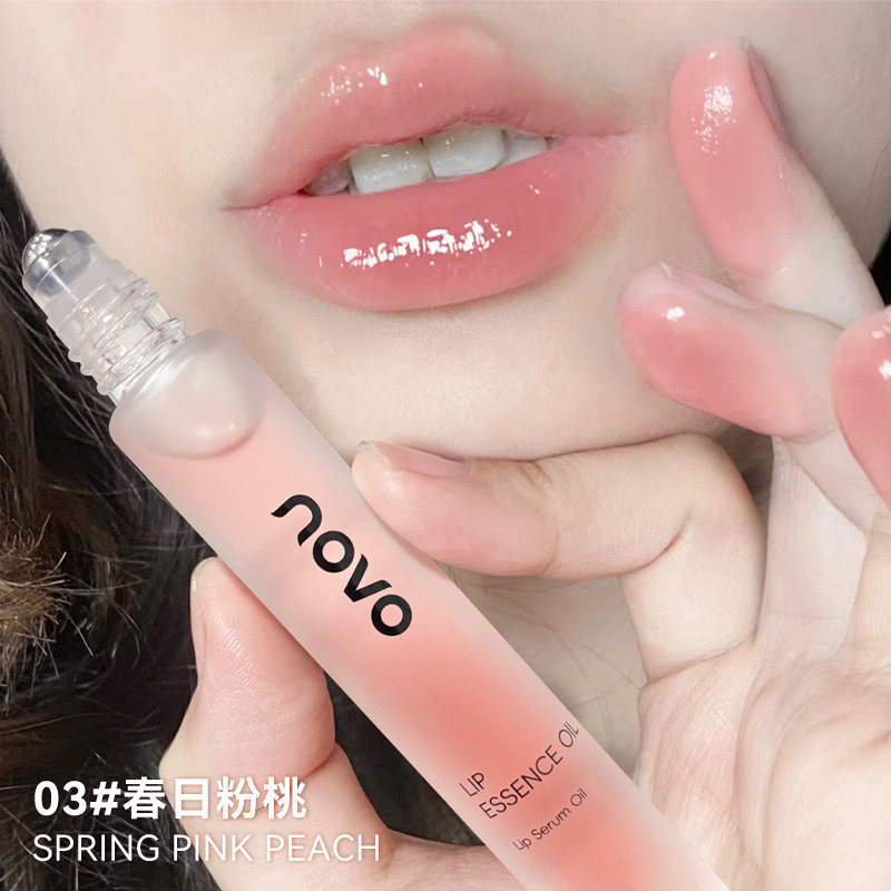 Xiaomeng Selection Daigou Shop Quick Shipment NOVO Water Gloss Bobo Lip Gloss Create Dudu Lip ความจุ