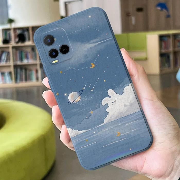 V1v0 Y21 Y21A Y21S Y21T Y33T Y33 Y33S Silicone - Sky Motif - เคสกันชน - ทุกรุ่น - กล้อง Pro - 1, VIV
