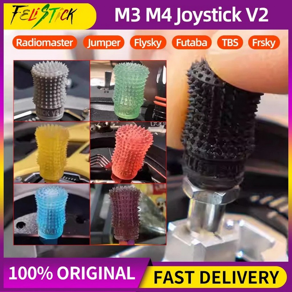 2PCS FeliStick M3 M4 V2 FPV รีโมทคอนโทรล Gimbal Stick End จอยสติ๊ก Rocker สําหรับจัมเปอร์ T20S T14 T