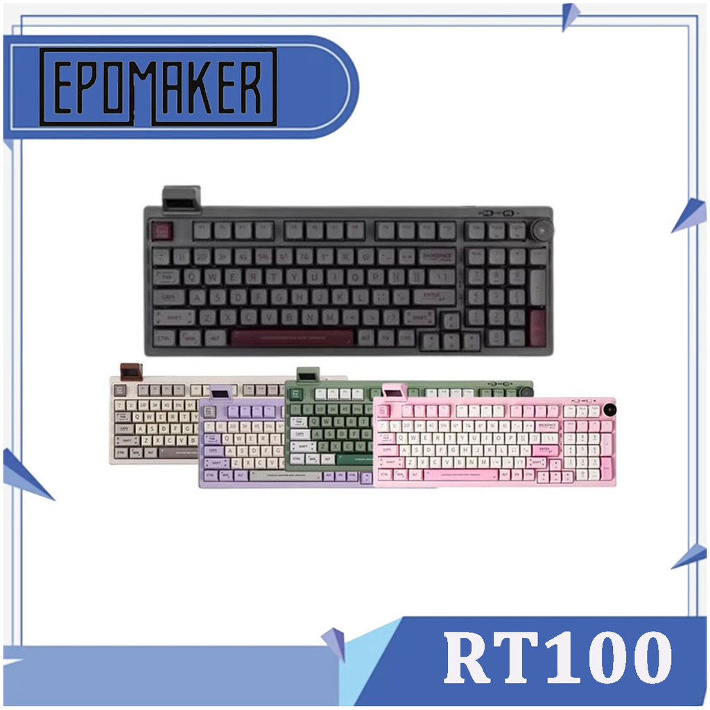 EPOMAKER RT100 คีย์บอร์ดไร้สายโครงสร้างปะเก็นแบบกําหนดเอง