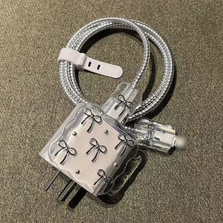 หัวชาร์จ PD 18W 20w เคสม้วนเก็บสาย สายชาร์จ อุปกรณ์จัดระเบียบสายชาร์จเร็ว ฝาครอบป้องกัน