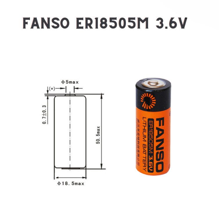 FANSO ER14505M 3.6V lithium battery instrument battery ER14505