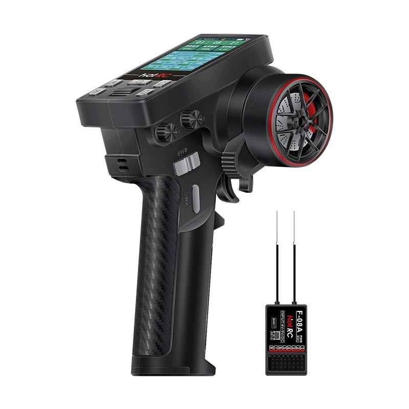 HotRC China Airlines CT6B รีโมทคอนโทรล 8 ช่อง 2.4G ตัวรับสัญญาณมัลติฟังก์ชั่น Rock Climbing รถออฟโรด