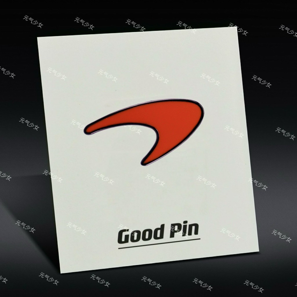 Mcclaren badge, F1 racing brooch, Norris, Piastri, collar pin