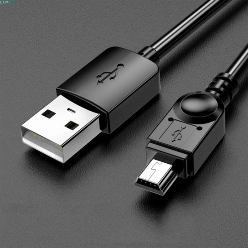 DARNELL1 Mini USB to USB Charger Cable Double Head สายชาร์จ Fast Data Transmission Digital Camera Ch