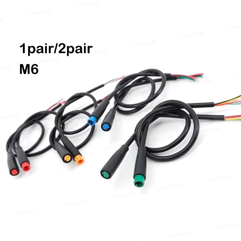 1 คู่ M6 6 มม.2 3 4 5 ขาสายกันน้ํา M-6 แผงพลังงานแสงอาทิตย์ Terminal Mini Plug สัญญาณเชื่อมต่อ Senso