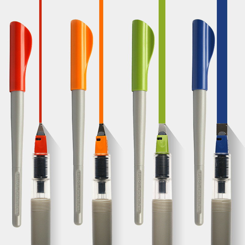 Japan PILOT PILOT PILOT ปากกาขนานศิลปะปากกา Duckbill ปากกาตัวอักษรพิเศษปากกาประดิษฐ์ตัวอักษรภาษาอังก