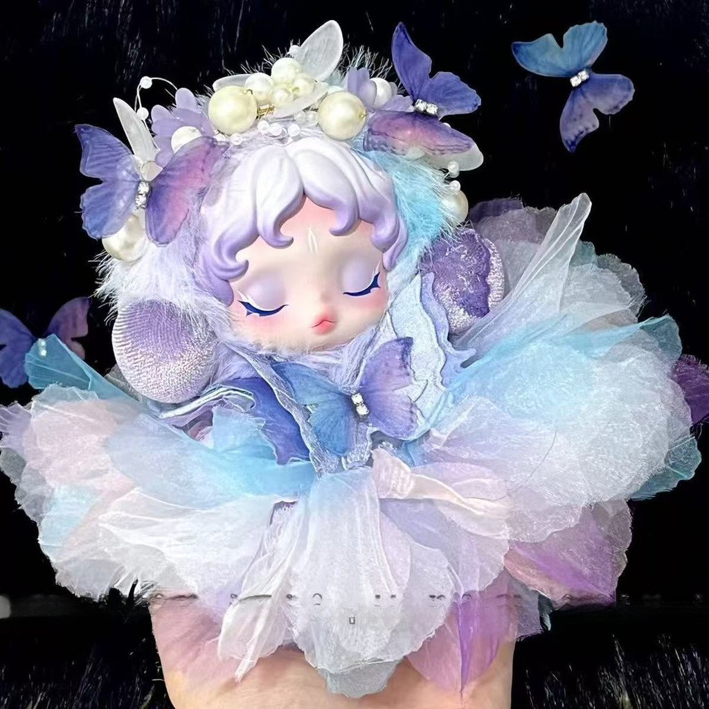 ((ไม่มีตุ๊กตา) จี้ไวนิล sp มูลค่าสูง เสื้อผ้าเด็ก SKULLPANDA การเคลื่อนไหวฤดูหนาว Koori Garden ตุ๊กตาเสื้อผ้าอุปกรณ์เสริมตุ๊กตาน่ารักกระโปรงผ้ากอซผีเสื้อ