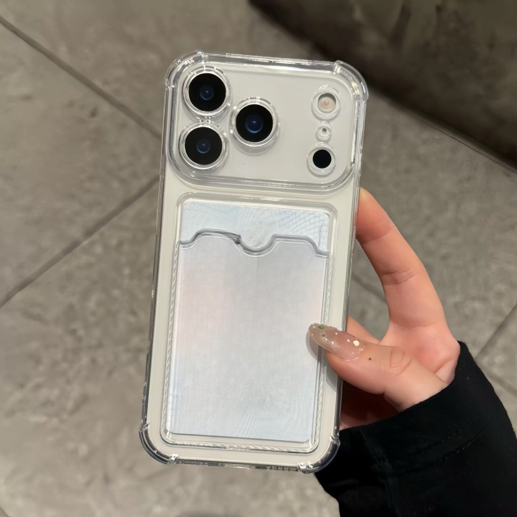 เคสใส ขอบกันกระแทก  สำหรับ  iPhone 18 pro max 18 pro 17 pro max 17 pro 17 air 17  เคสใสนิ่ม มีช่องใส