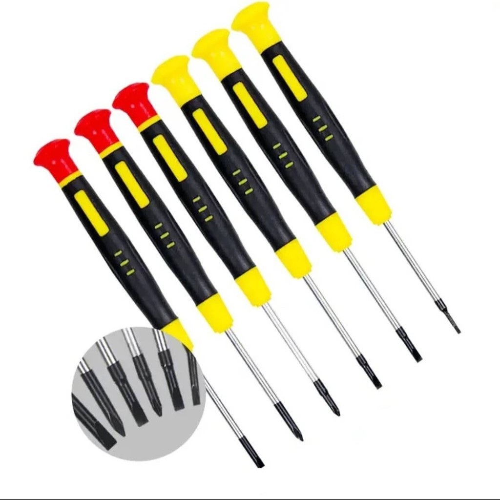 ชุดไขควงเล็ก 6 อัน ไขควงซ่อมนาฬิกา ไขควงอเนกประสงค์ เป็นเซ็ตกล่อง สินค้าพร้อมส่งในไทย