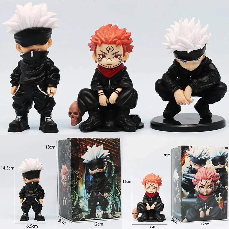 Jujutsu Kaisen รูป 15 ซม.Soru Gojo Action Figure เครื่องประดับตาราง Lord Of The Curse Sukuna ตุ๊กตาคอลเลกชันตุ๊กตาของเล่น Dashboard ของเล่น