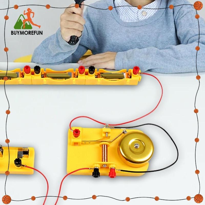 [ซื้อเพิ่มเติมสนุก] Diy การทดลองกระดิ่งไฟฟ้าแม่เหล็กไฟฟ้า DIY Tooll ฟิสิกส์วิทยาศาสตร์ Lab