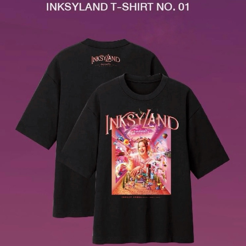 💥【Hot】2024เสื้อ ink waruntorn ไซร์ L คอนเสิร์ต Inksyland มือ 1 พร้อมส่ง 👕shirt