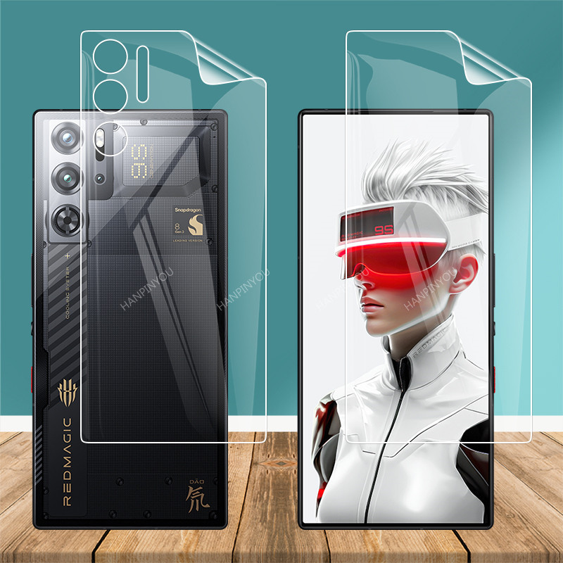 ฟิล์มไฮโดรเจลบางเฉียบสําหรับ ZTE nubia REDMAGIC Red Magic 9S Magic9S Pro 9SPro Plus Pro + 5G Clear Soft TPU ด้านหน้าปกหลังฟิล์มป้องกันหน้าจอ