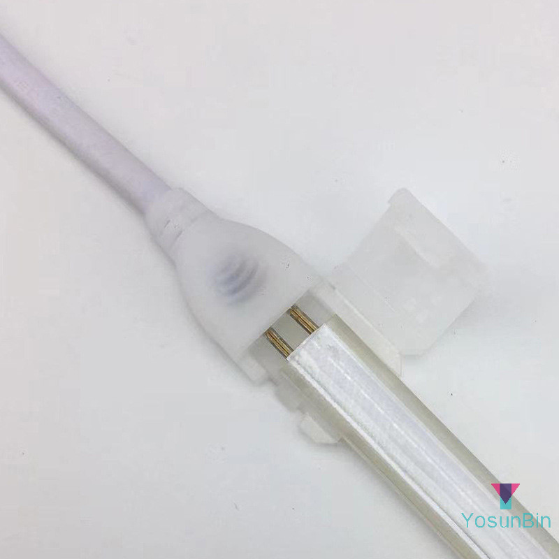 Yosunbin] ไฟกันน้ํา 220V คุณภาพสูงพร้อมปลั๊ก COB LED Strip Plug อุปกรณ์เสริมขั้วต่อแถบแสงแรงดันสูงใหม่