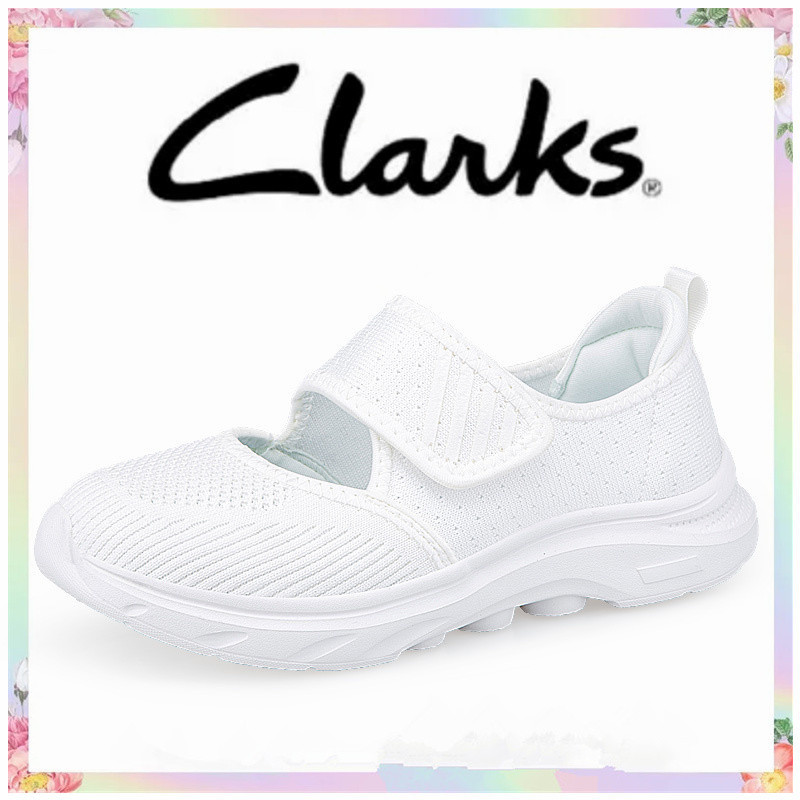 Clarks คลาร์ก รองเท้า ผู้หญิงรองเท้าแบน ผู้หญิงเกาหลี คลาร์ก ผู้หญิงรองเท้ากีฬารองเท้าผู้หญิงรองเท้าผ้าใบขนาดใหญ่ สหภาพยุโรป 40 41 คลาร์ก รองเท้า
