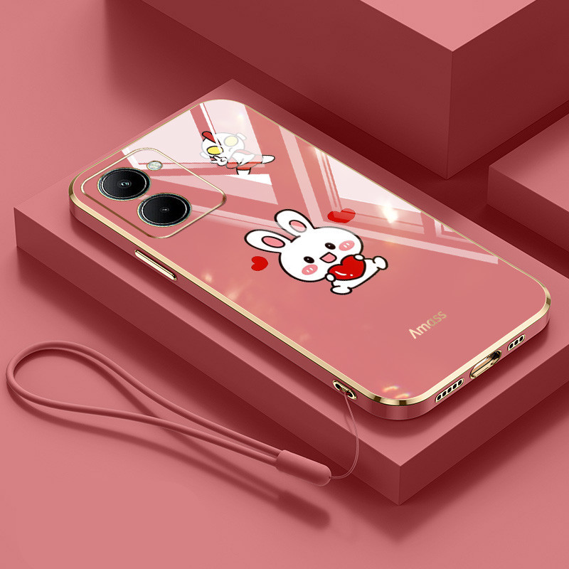 เคสสําหรับ Vivo Y03 Y18E Y18 Y28 4G การ์ตูนสัตว์รูปแบบกันกระแทกนุ่มเคสป้องกันโทรศัพท์ - รูปที่ 4