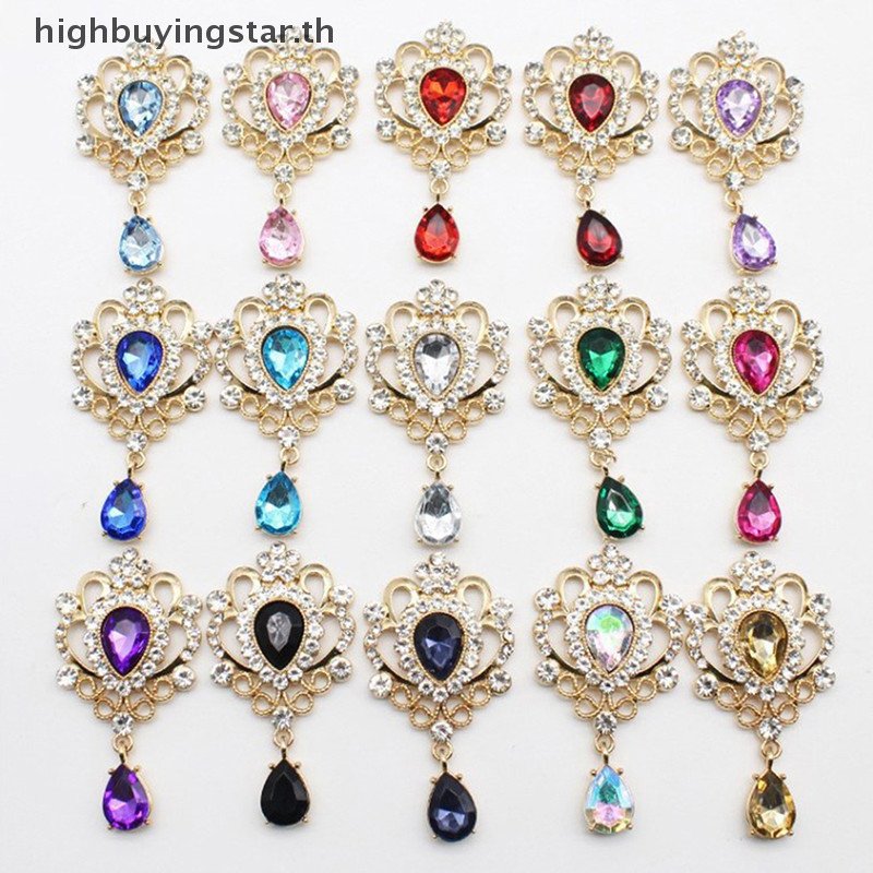 Hsth 32*60 มม.สําหรับทํางาน Rhinestone ปุ่มผม Manualidades อุปกรณ์เสริม Diy แบนกลับเข็มกลัดเครื่องประดับอุปกรณ์เสริม HOT