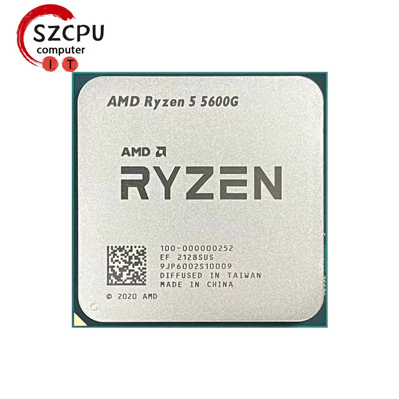 [คลังสินค้าพร้อม] amd ryzen 5 5600g r5 5600g 3.9ghz 6 Cores 12 Threads 65w โปรเซสเซอร์ cpu l3 = 16m 