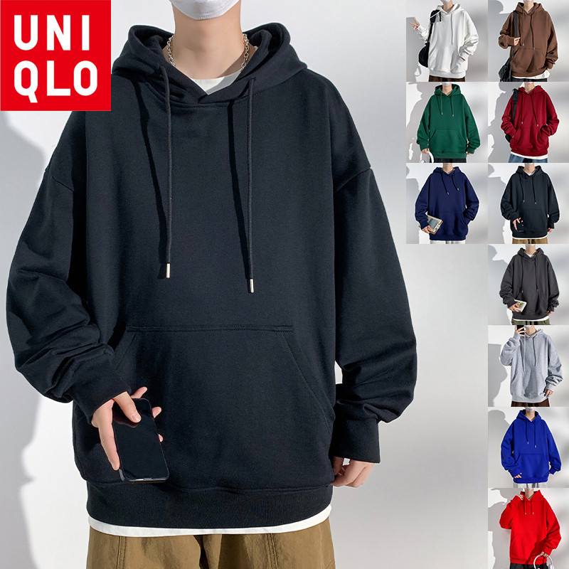UNIQLO ยูนิโคล่ | เสื้อฮู้ด ไม่จํากัดเพศ 10 สี - ลําลองและอินเทรนด์สําหรับสวมใส่ในชีวิตประจําวัน