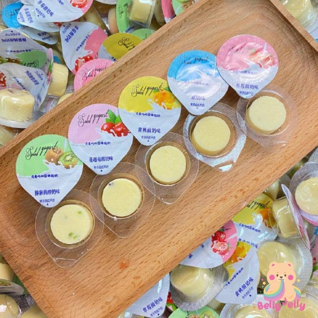 (ขายแยกชิ้น) ขนมชีสนมนัว ผสมเนื้อผลไม้ หลายรสชาติ หอมอร่อย เนื้อนุ่ม