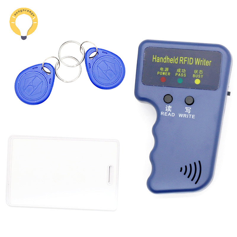 [neogrange] 125khz Rfid Card Reader Rfid Copier Duplicator Key Writer Programmer ID Card Clamer Programmer Writable Key Cards TH