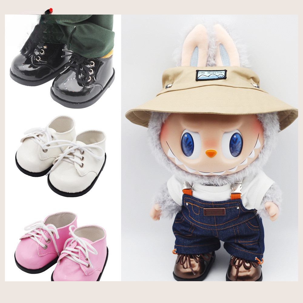 Labubu 40CM รองเท้าผ้า รองเท้ากลาง เหมาะสำหรับ 38 ซม labubu